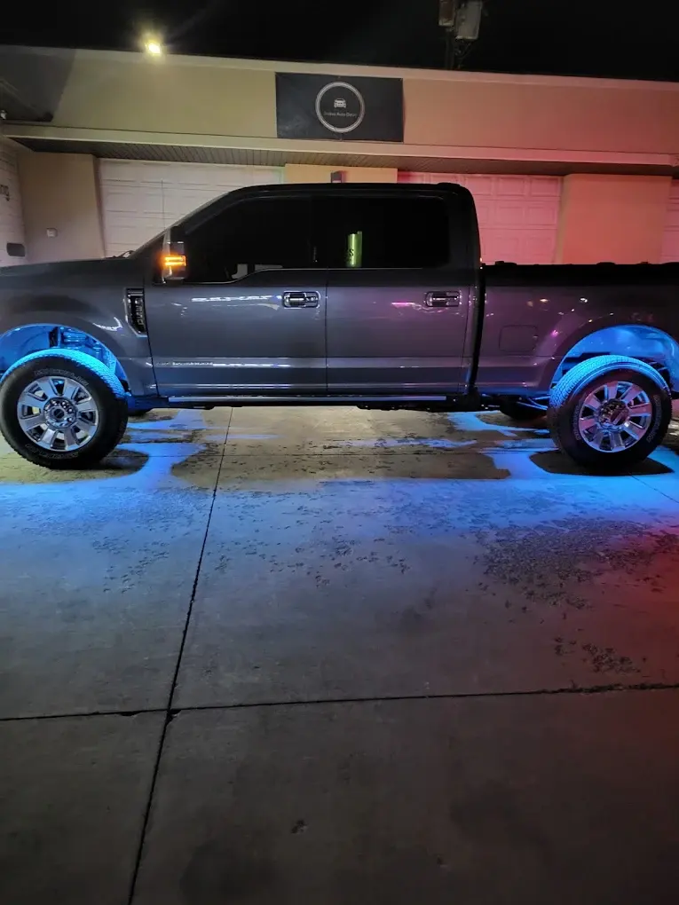 Ford F-250 Super Duty with tinted windows